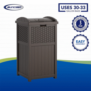 Outdoor Trash with Lid