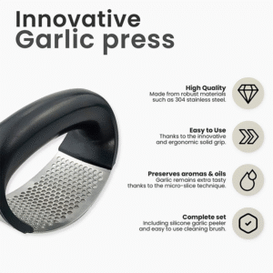 Garlic Press Stainless Steel